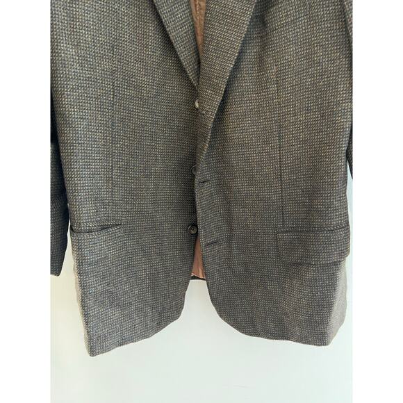 Vintage Brioni Wilkes Bashford Suit Jacket Silk Cashmere Brown Size 44L JP - Picture 2 of 15